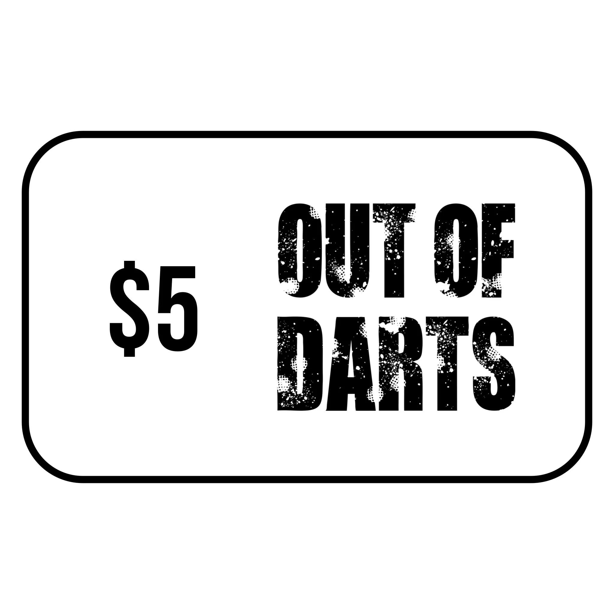 Out of Darts Gift Card - Image 5
