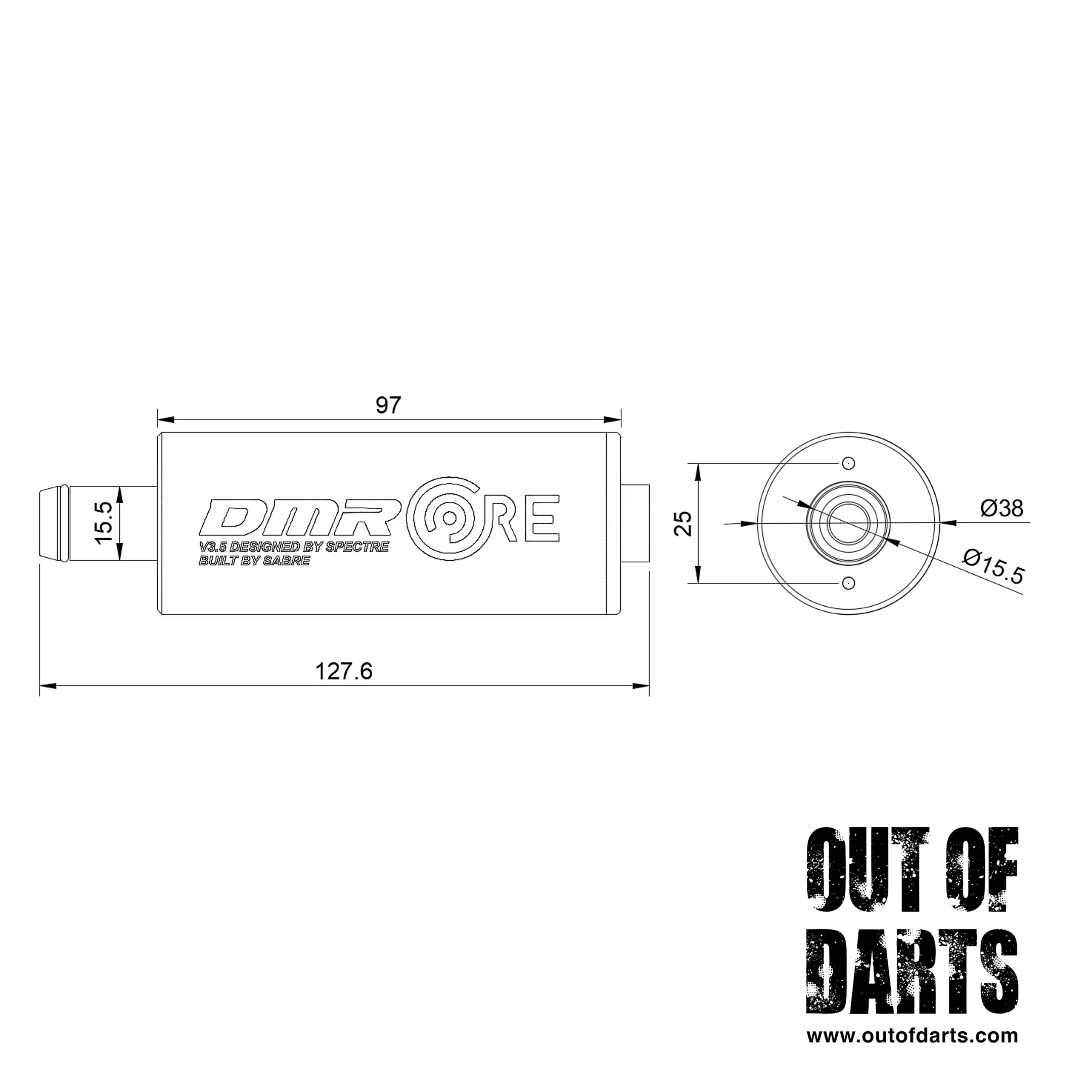 Spectre + Sabre DMR Core HPA Power Tube - Image 5