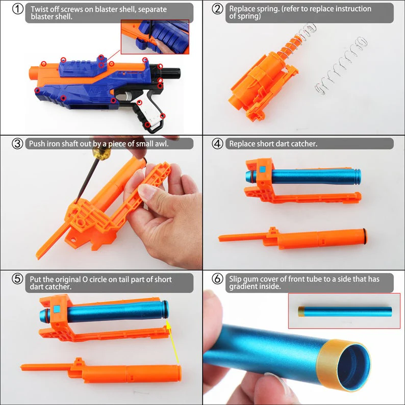 Worker Short Dart Tube Kit for Delta Trooper CLOSEOUT - Image 5